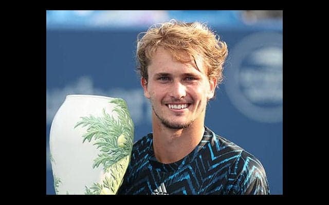 大会初Vズベレフ 今季4勝目