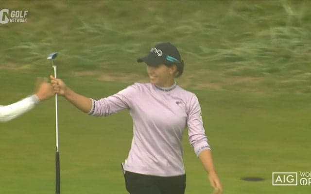 【動画】渋野日向子、出入りの激しいゴルフで34位