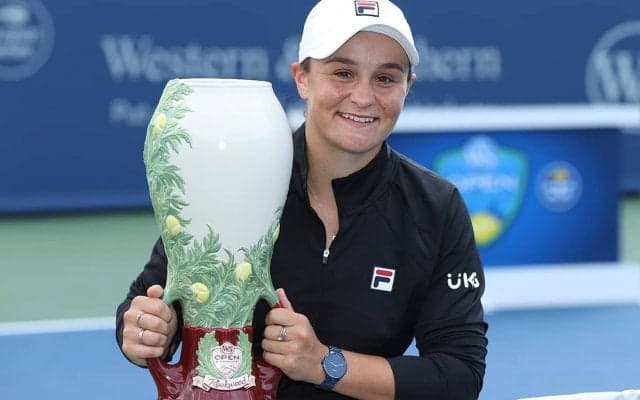 世界1位のバーティがセット落とさず今シーズン5勝目! 大坂を破ったタイヒマンを圧倒[ウェスタン＆サザン・オープン]