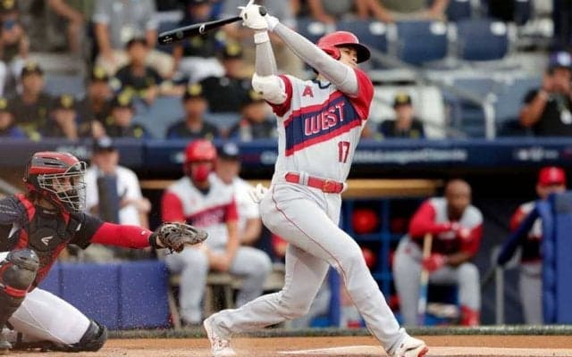 【MLB】大谷翔平、リトルリーグ“聖地”で弾丸右前打＆二盗　1試合3出塁で打率.270、エ軍零敗