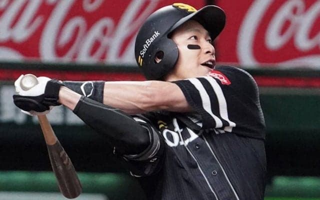 「えっぐ…」「天-4-3」鷹・柳田が放った規格外の“天井直撃ゲッツー”にファン驚愕