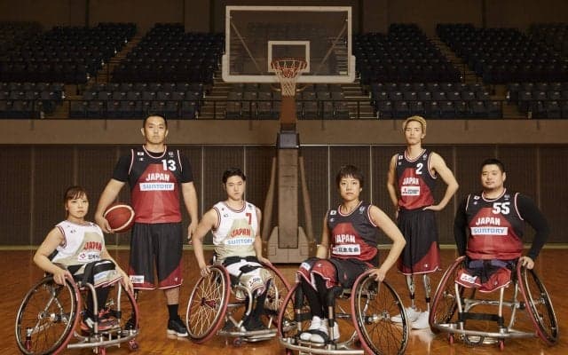車いすバスケ日本代表レプリカユニフォーム&応援Tシャツ