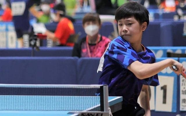 渡部、松島のエリアカ勢が16強入り　団体優勝の名電勢も勝ち残る＜卓球・全中男子単3回戦結果＞