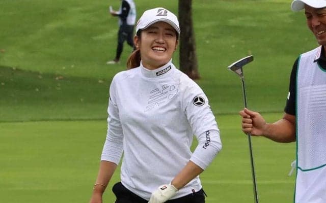 銀メダリスト・稲見萌寧、調子は「半信半疑」でも暫定5位発進「ドライバーは最低限」