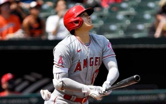 【MLB】大谷翔平、年間51発ペースの41号　角度45度の高弾道弾にSNS歓喜「ドームなら天井に」