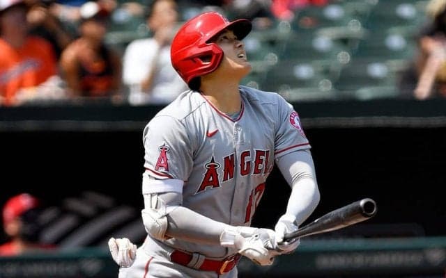 【MLB】滞空時間6秒超えの衝撃　大谷翔平、先頭打者41号弾は「ほぼゴルフスイング」