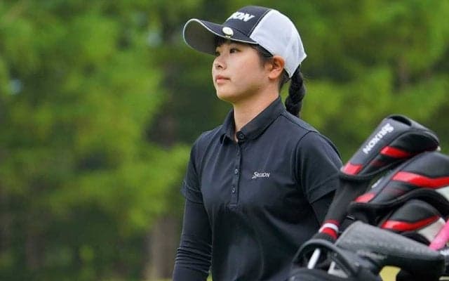 18歳アマ・尾関彩美悠が6位浮上　渋野日向子の後輩JK「自分も後輩として頑張りたい」