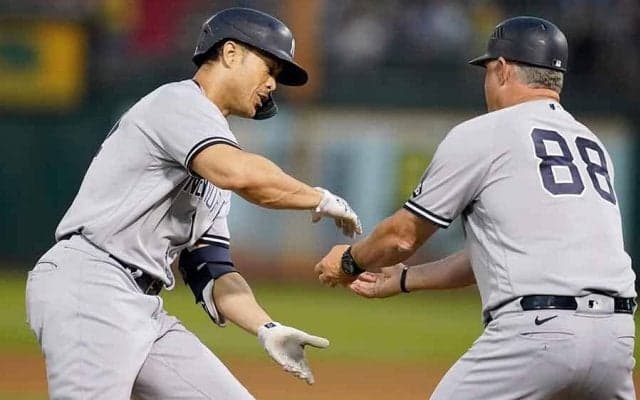 【MLB】ヤンキースが60年ぶり13連勝　スタントン4戦連発24号、コール13勝目＆200K到達