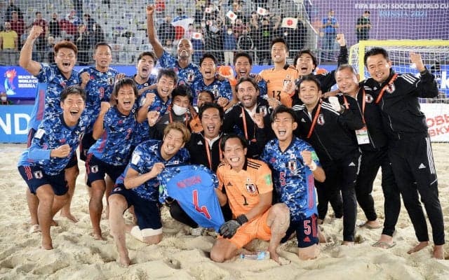 ビーチサッカー日本代表がW杯で初の決勝進出！ GSで1-7大敗の開催国ロシアと決勝で再戦《ビーチサッカーW杯》