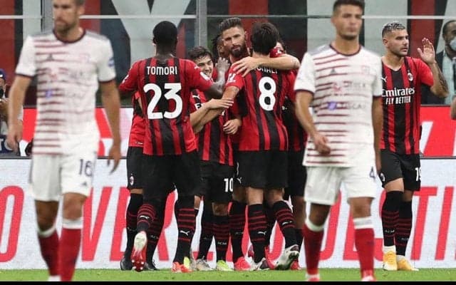 ジルーの移籍後初弾含む4発でミランが快勝、2連勝スタート《セリエA》