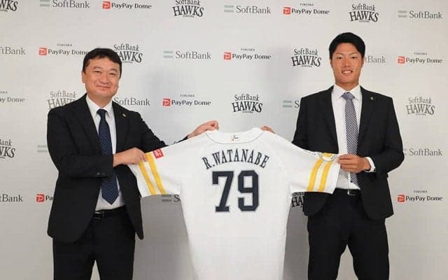 なぜ鷹は渡邉陸を昇格？　支配下70人目にGMが語る期待「高い打撃力を評価」