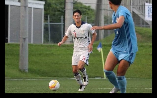 [男子サッカー]総理大臣杯初戦、新福大に５発快勝！