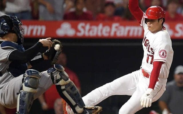 【MLB】大谷翔平、メジャー初ホームスチールに米メディア騒然　「何でもできる」「予想外だ」