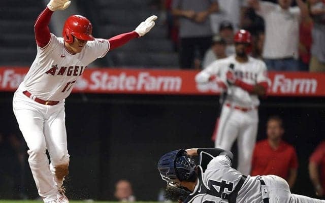 【MLB】大谷翔平、手でタッチした“本盗”にファン「心配でしょうがない」「怪我せんといて」