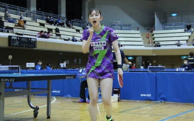 早田ひな「これは通過点」芝田沙季とともに代表権獲得＜卓球・世界選手権日本代表選考会＞