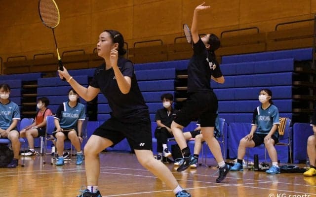 【バドミントン部女子】秋季リーグ初戦、武庫女大に勝利！