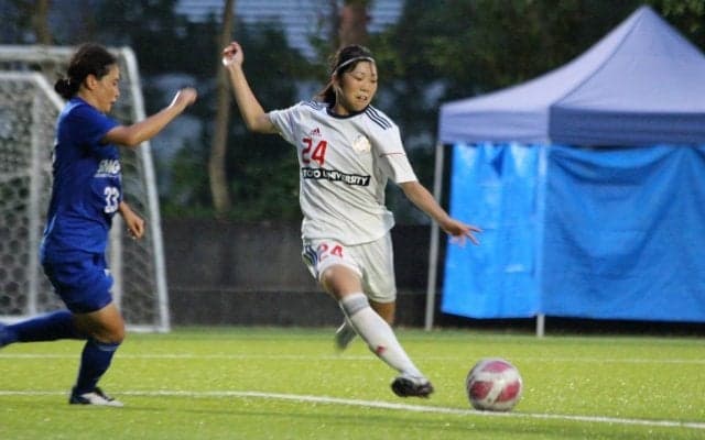 [女子サッカー]奮闘するもゴールネット揺らせず、日体大に敗れる