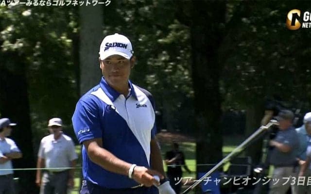 【動画】松山英樹、日本のファンからも声援　6番は絶妙バンカーショットでバーディ