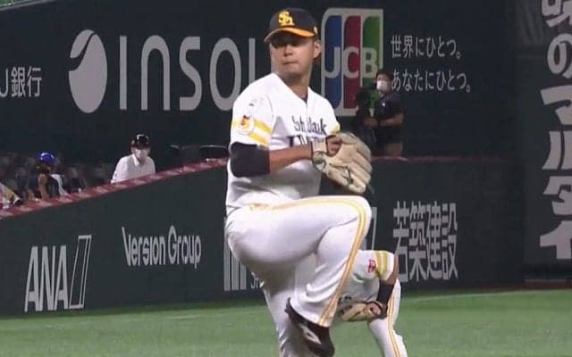 「また化け物出てきた」150キロ台中盤連発　鷹5年目左腕の剛球ショーにファン歓喜