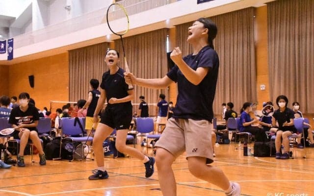 【バドミントン部女子】上位リーグ初戦、立命大に敗北