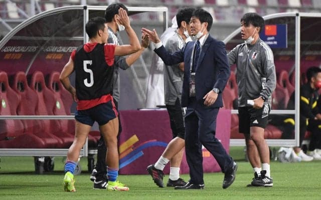最終予選初勝利の森保一監督「反発力を持って良いエネルギーを作り出してくれた」、サウジ＆豪州の連戦は「より厳しい試合に」