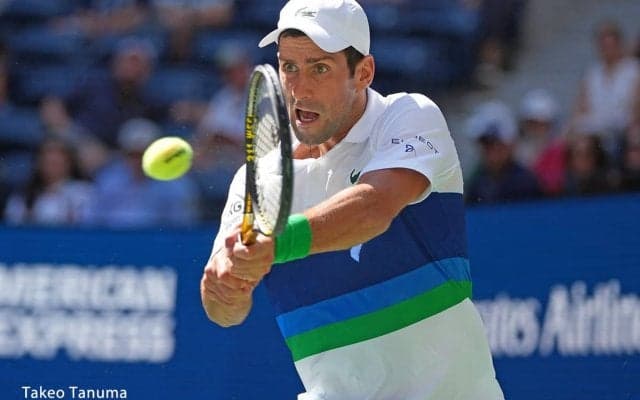 夫人が投稿したジョコビッチの宿での姿が話題に[USオープン]