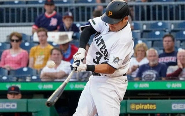 【MLB】筒香嘉智、フェンス直撃二塁打で5試合連続安打　あと30センチで本塁打の痛烈打球
