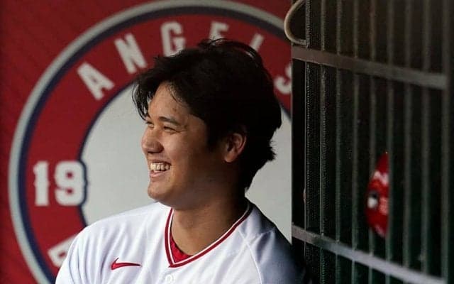 【MLB】大谷翔平に染まった“溺愛スタジオ”　米アナリスト、お宝紹介に「天国にいるよう」