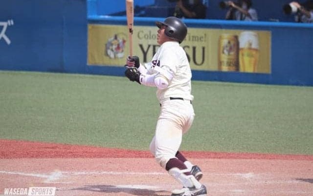 「４番・捕手」の岩本副将がプロ志望届を提出！　早大では一番乗り