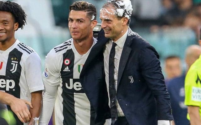 「どのみち最後の年だった」ユベントス指揮官がチームを去ったC・ロナウドにエール「幸せを願っている」