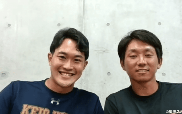 【野球】秋季リーグ戦開幕前取材⑤　福井章吾主将 × 湯川適主務 〜チーム作りの立役者〜