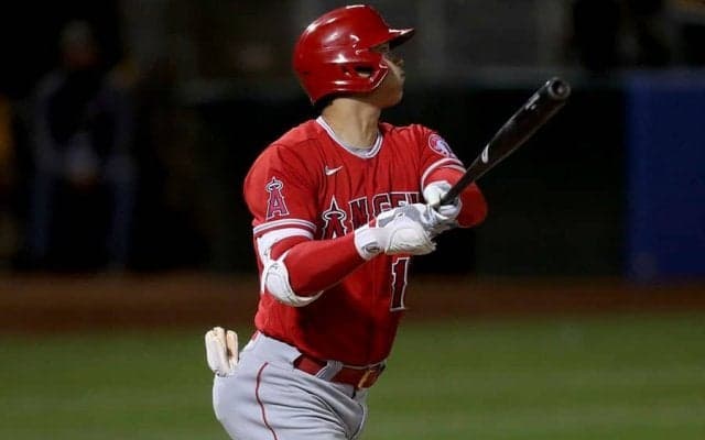 【MLB】大谷翔平、172キロ右前打で先制に貢献　登板翌日の安打に名物解説も「良いスイング」