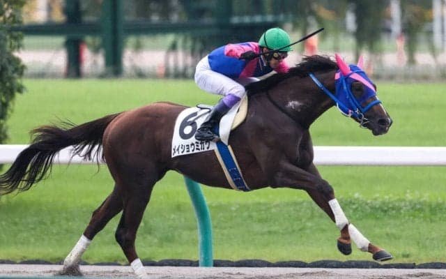 【中京7R】格上挑戦メイショウミカワが5馬身差圧勝