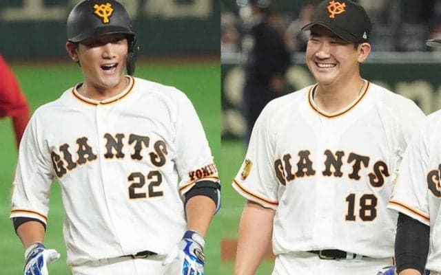 「この笑顔が見たかった」巨人菅野＆小林の“V弾ハイタッチ”にファン感動