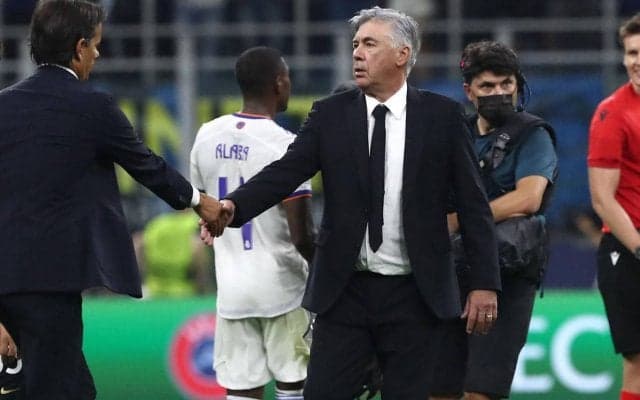 敵地で最大のライバル・インテルを下したレアル、アンチェロッティ監督は守備陣を評価「とても重要な勝利」