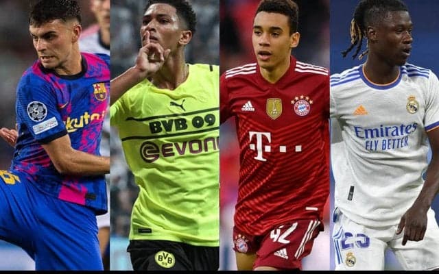 2021年のゴールデンボーイ候補40名にペドリ、ベリンガム、ミュージアラ、カマヴィンガ！