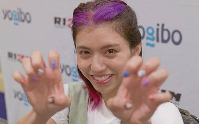 【格闘技／RIZIN.30】ぱんちゃん璃奈、髪もネイルも気合十分「勝つだけでは嬉しくない」、自信を持って「倒しに行く」