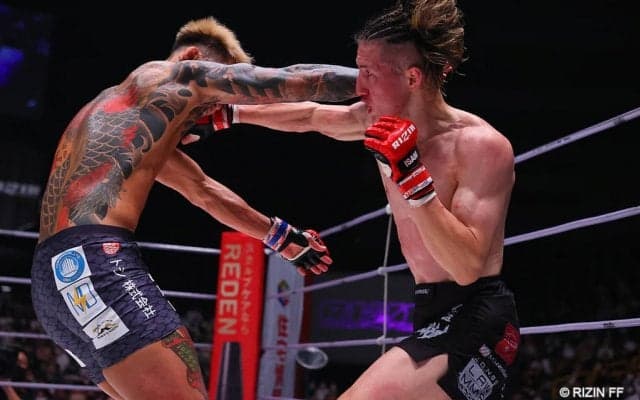 【格闘技／RIZIN.30】井上直樹、判定で金太郎との“死闘”制す　「KOか一本が良かったんですが…」