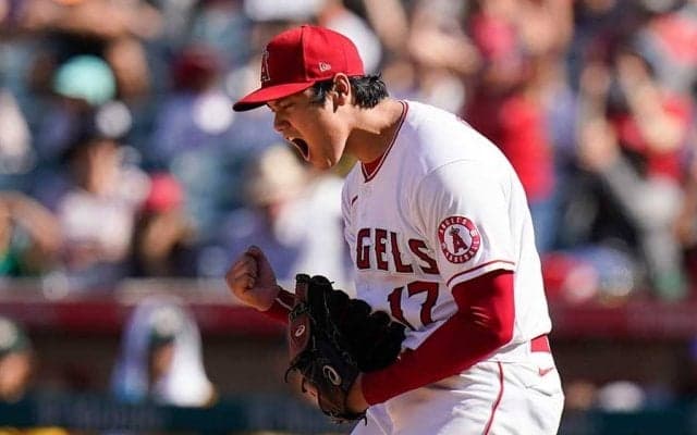 【MLB】大谷翔平、本拠地の不敗神話を継続　8回10奪三振2失点力投、9回同点に追いつく