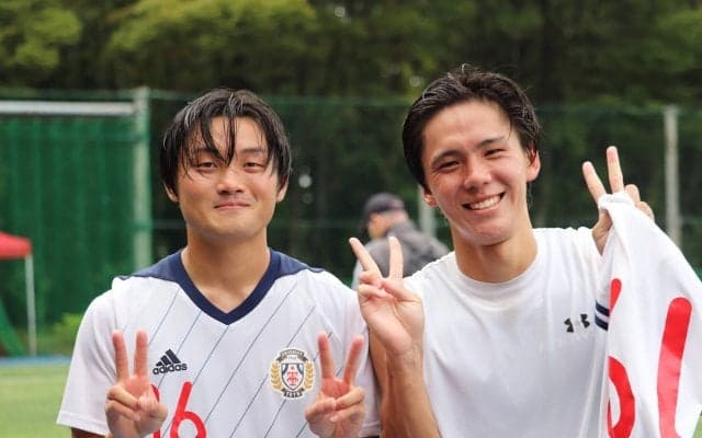 [男子サッカー]高柳、室井のコンビネーションで神大に２発勝利！