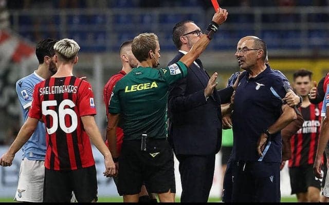 サッリ監督の2試合ベンチ入り禁止処分決定!　ラツィオの異議申し立ては棄却