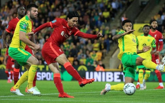 2ゴールの南野拓実をクロップ監督が称賛「頭の良い選手」、「今夜の試合を楽しんでいた」