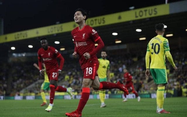 リバプール南野拓実、今季初出場＆初ゴールで3−0圧勝に貢献！指揮官ユルゲン・クロップも絶賛でMVP選出！「まるで忍者」の俊敏すぎる2得点とは？