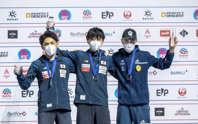藤井快が世界選手権で初優勝！日本男子はボルダリング4連覇【クライミング世界選手権2021】