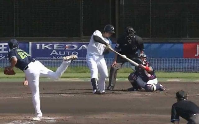 日本ハム清宮、イースタントップの19号は“場外弾”　解説の岩本氏「バスに当たった！」