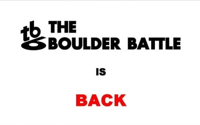 「THE BOULDER BATTLE」が今年も開催決定　9月24日から出場者のファン投票開始
