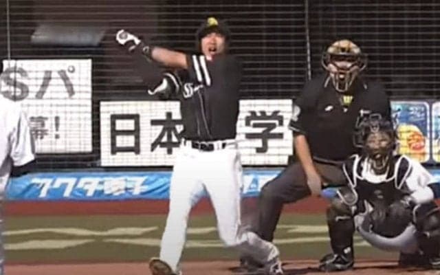 鷹・柳田の「今季で一番凄い」特大弾　バックスクリーン直撃の一打が「とんでもない」
