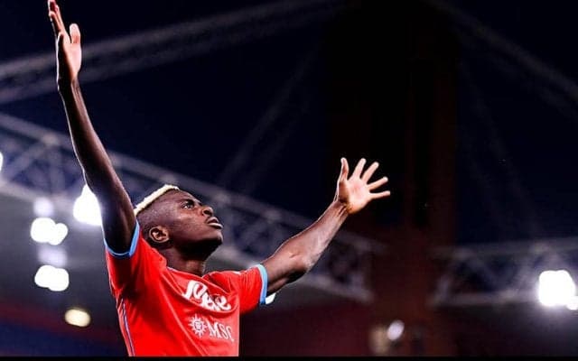 3戦連発の計5ゴール！　ナポリFWオシムヘンも個人としての充実ぶりを露わ