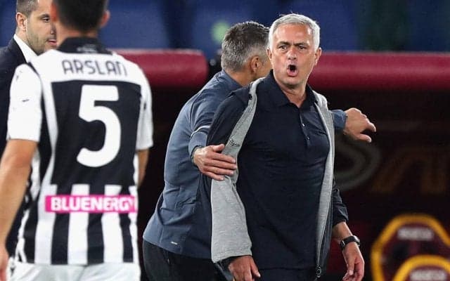 ダービー前に勝利のローマ、モウリーニョ監督は退場の判定に不服「妥当だったと言える人が1人でもいるか」