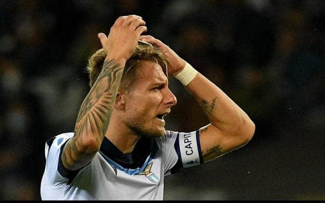 ローマとのダービーに向けて気合を入れるインモービレ「歯にナイフを挟んだようにプレーする」